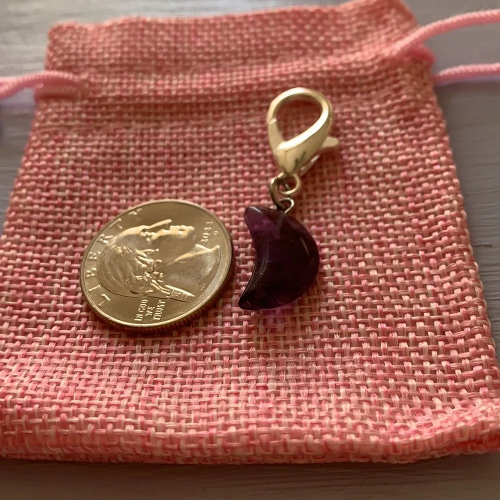 Crystal Pet Charms Amethyst Pet Charm Rose Quartz Pet Charm Tigers Eye Pet Charm